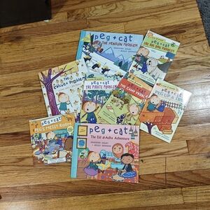 Peg + Cat Children's Book Set
